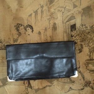 One of a Kind!  Beautiful leather clutch